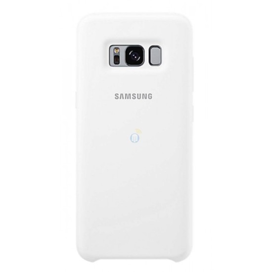 CAPA DE SILICONE DURO SAMSUNG GALAXY S8 PLUS BRANCO